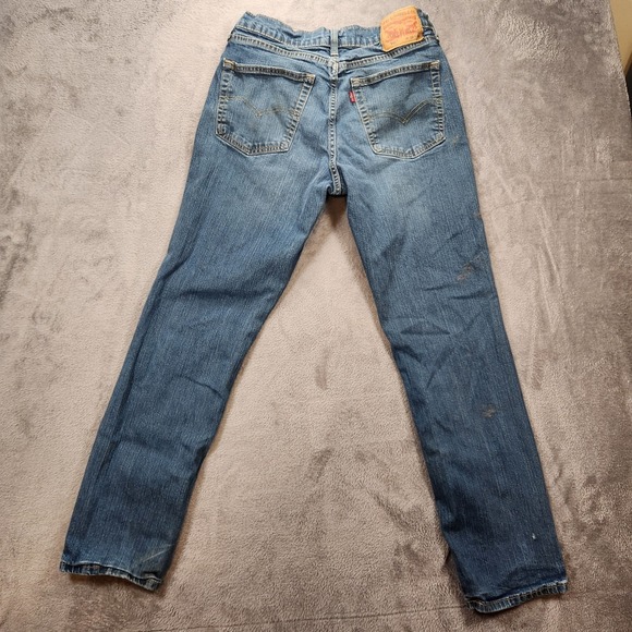 Levis Jeans 541 Mens 32x32 Blue Athletic Tapered Medium Wash Denim - Picture 2 of 16